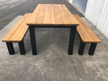 Load image into Gallery viewer, Outdoor Table with Bench seats