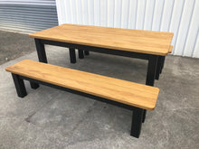 Load image into Gallery viewer, Outdoor Table with Bench seats
